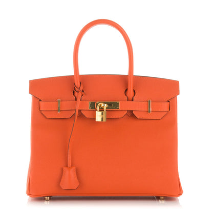 Hermes Epsom Birkin 30 Orange 1 of 24