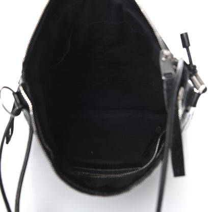 Balenciaga Agneau Classic Silver Hardware Flat Messenger Black 5 of 14