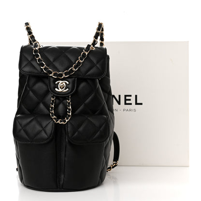 Chanel Caviar Quilted Pockets Backpack Black 11 of 11