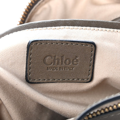 Chloe Calfskin Studded Medium Marcie Satchel Merino Grey 6 of 12