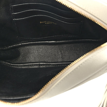 Saint Laurent Grain De Poudre Matelasse Monogram Mini Lou Camera Bag Crema Soft 5 of 10