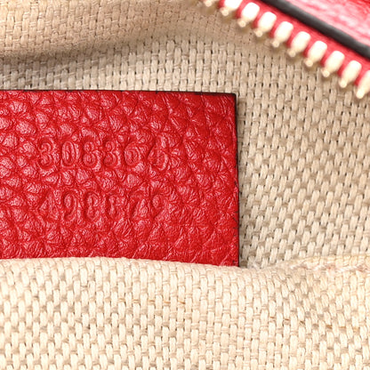 Gucci Pebbled Calfskin Small Soho Disco Bag Tabasco Red 7 of 17