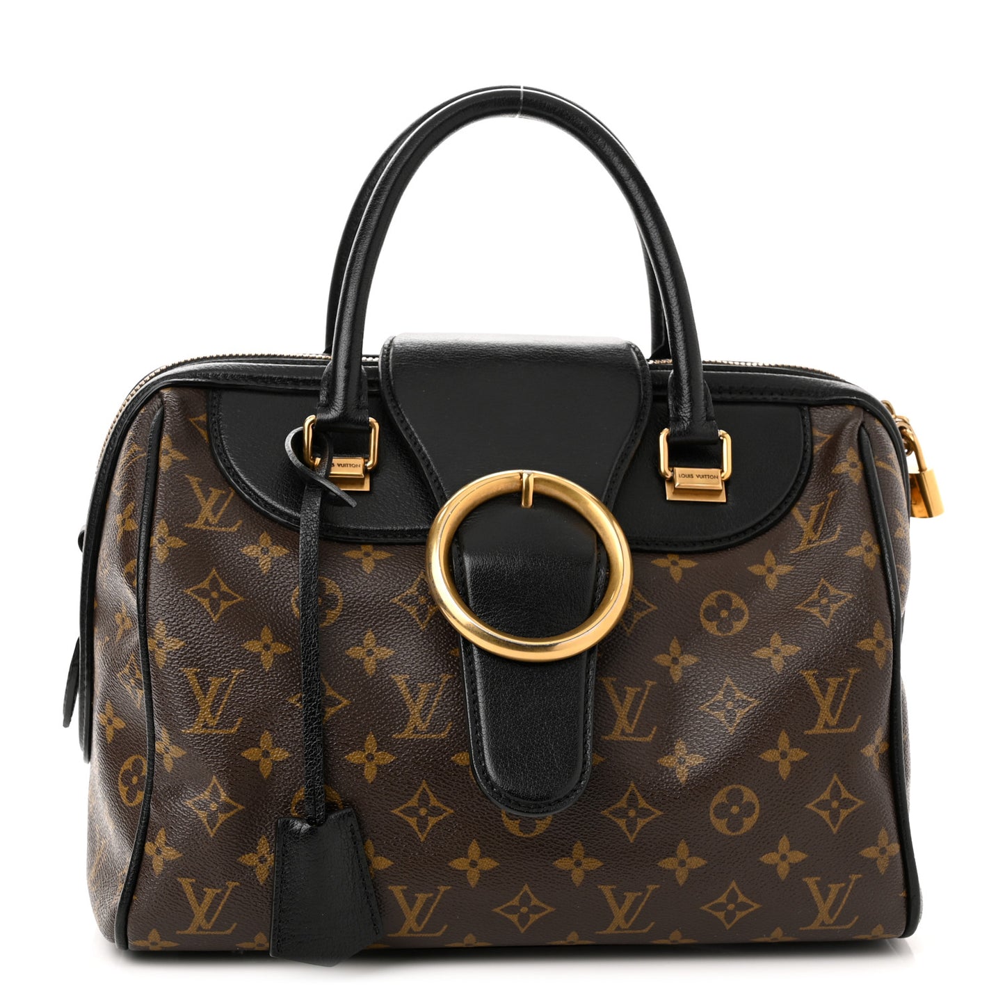 Monogram Golden Arrow Speedy Black