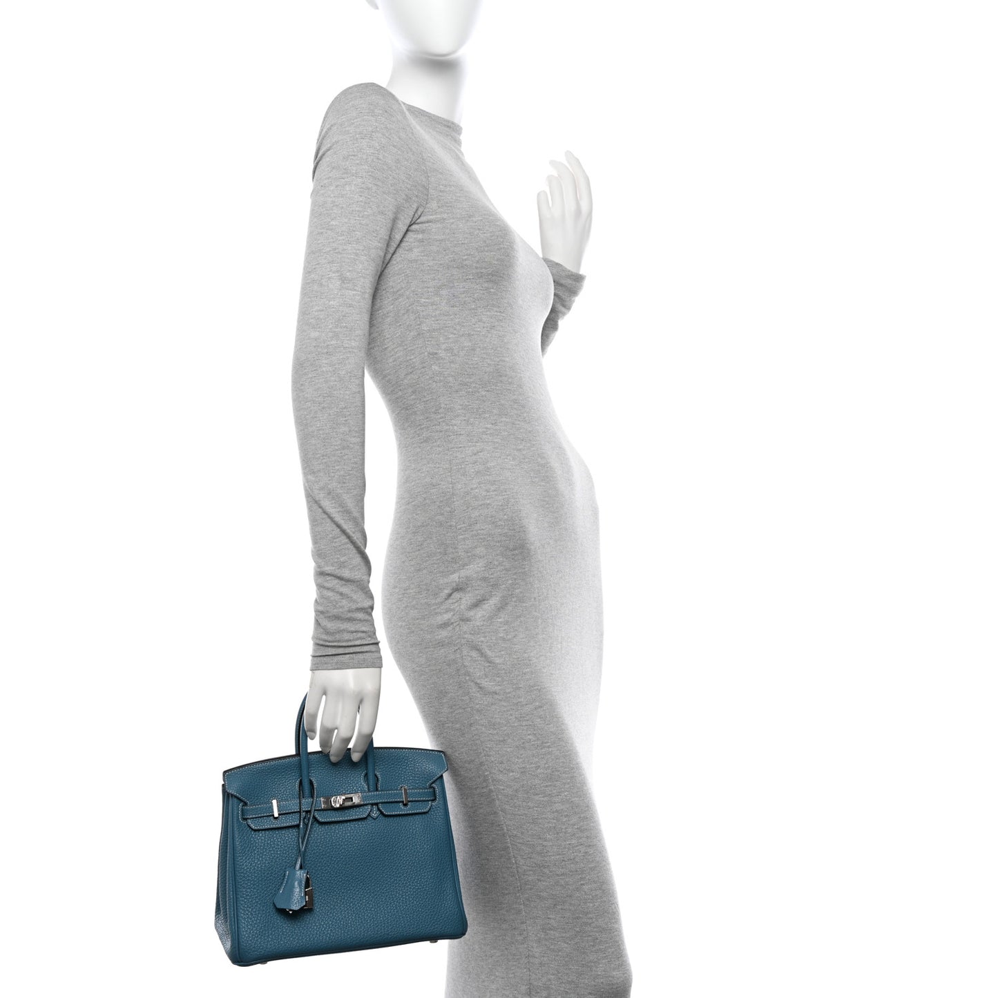 Togo Birkin 25 Blue Jean