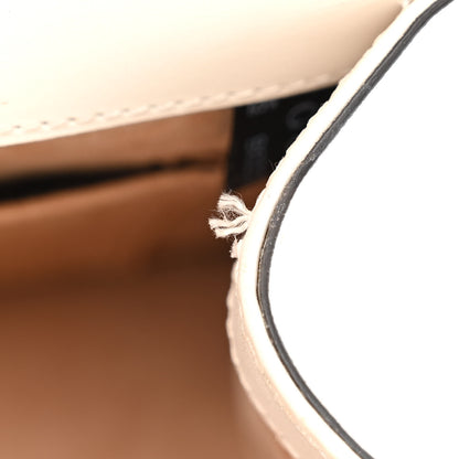Gucci Calfskin Mini Sylvie Top Handle Bag White 8 of 15