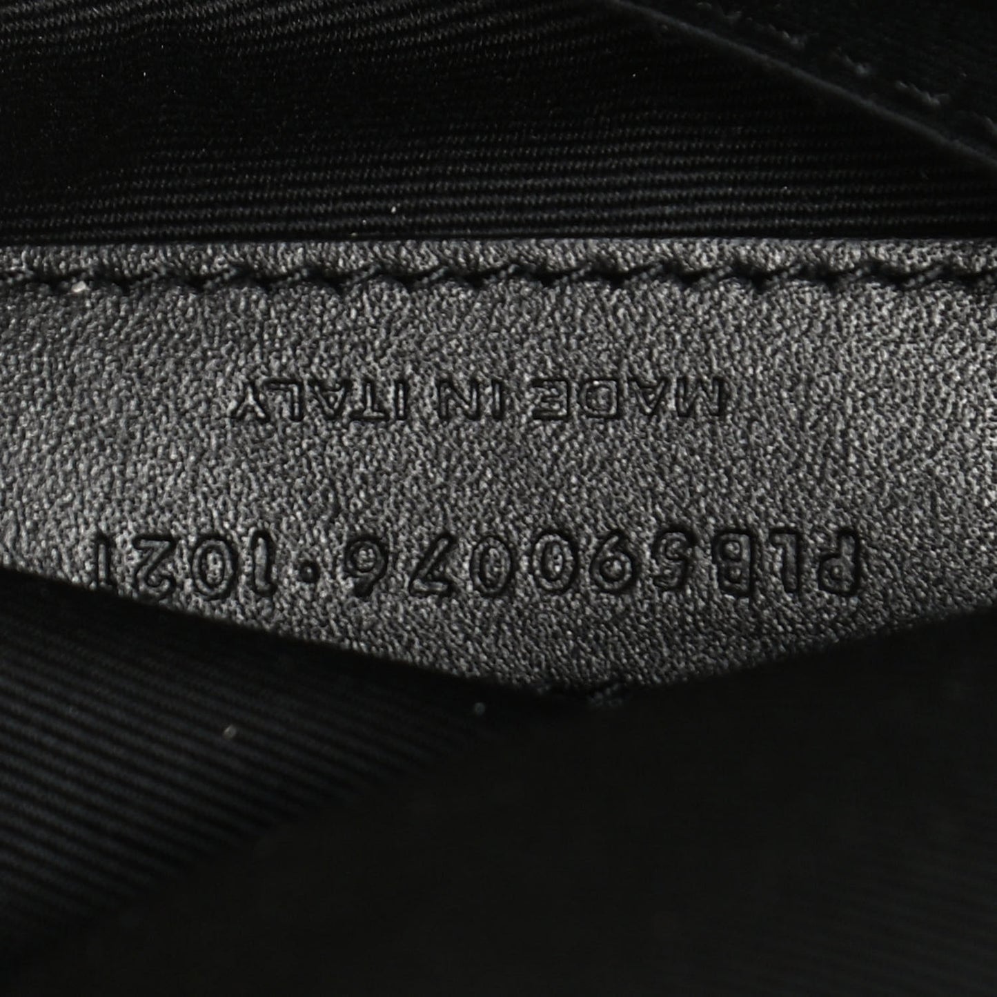 Calfskin Monogram Belt Bag Black