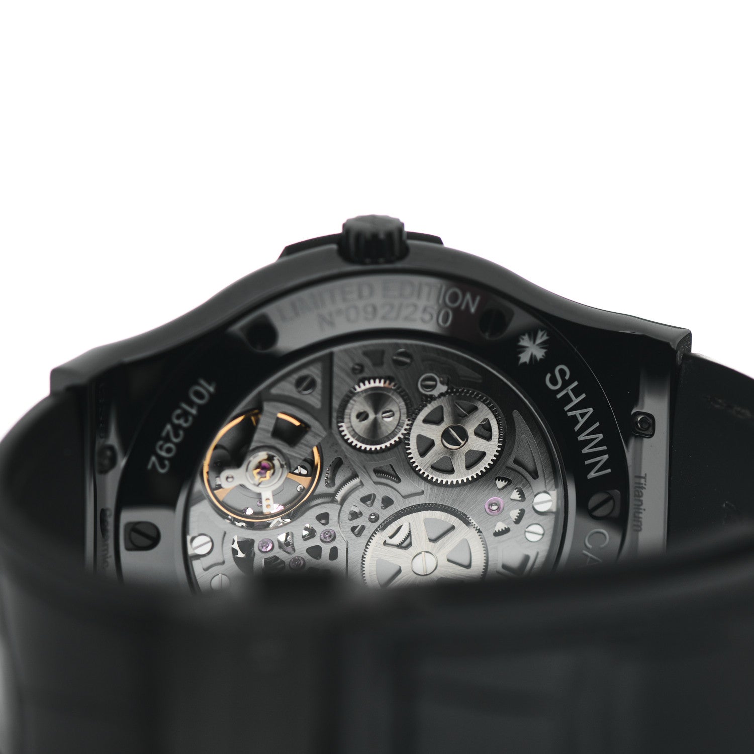 Hublot Ceramic Alligator 45mm Classic Fusion Black Magic Limited Edition "Shawn Carter" Automatic Watch Black 515.CM.1040.LR.SHC13 4 of 4