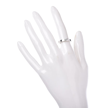 Cartier 18K White Gold Diamond Lanieres Ring 49 4.75 2 of 4