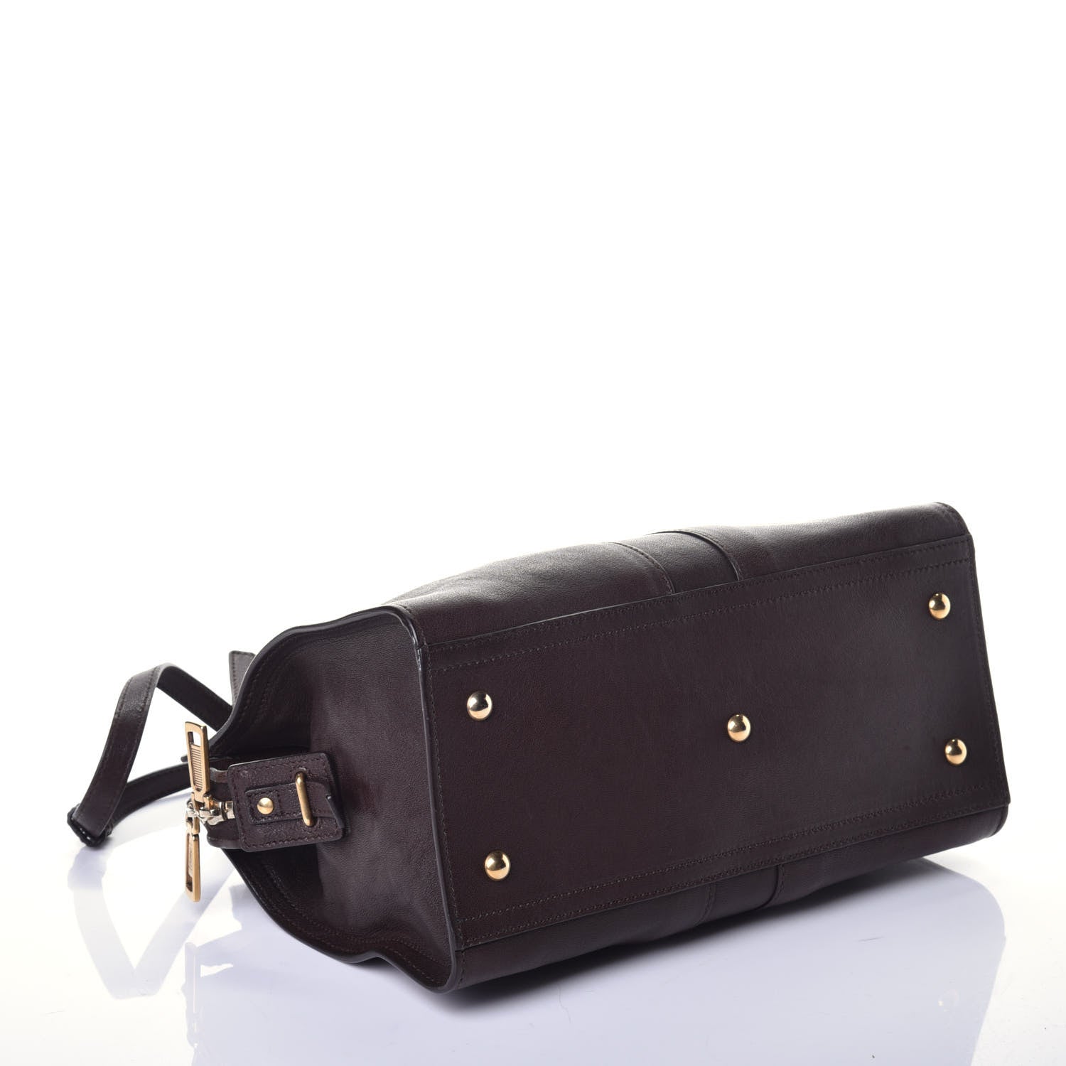 Saint Laurent Sheepskin Small Cabas ChYc Dark Brown 4 of 8