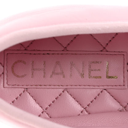 Chanel Lambskin Mary Jane Flats 38 Light Pink 8 of 11