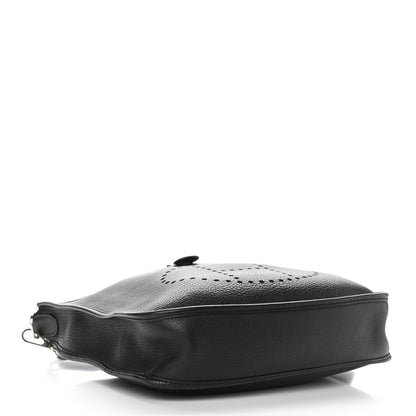 Hermes Taurillon Clemence Evelyne PM Black 4 of 11
