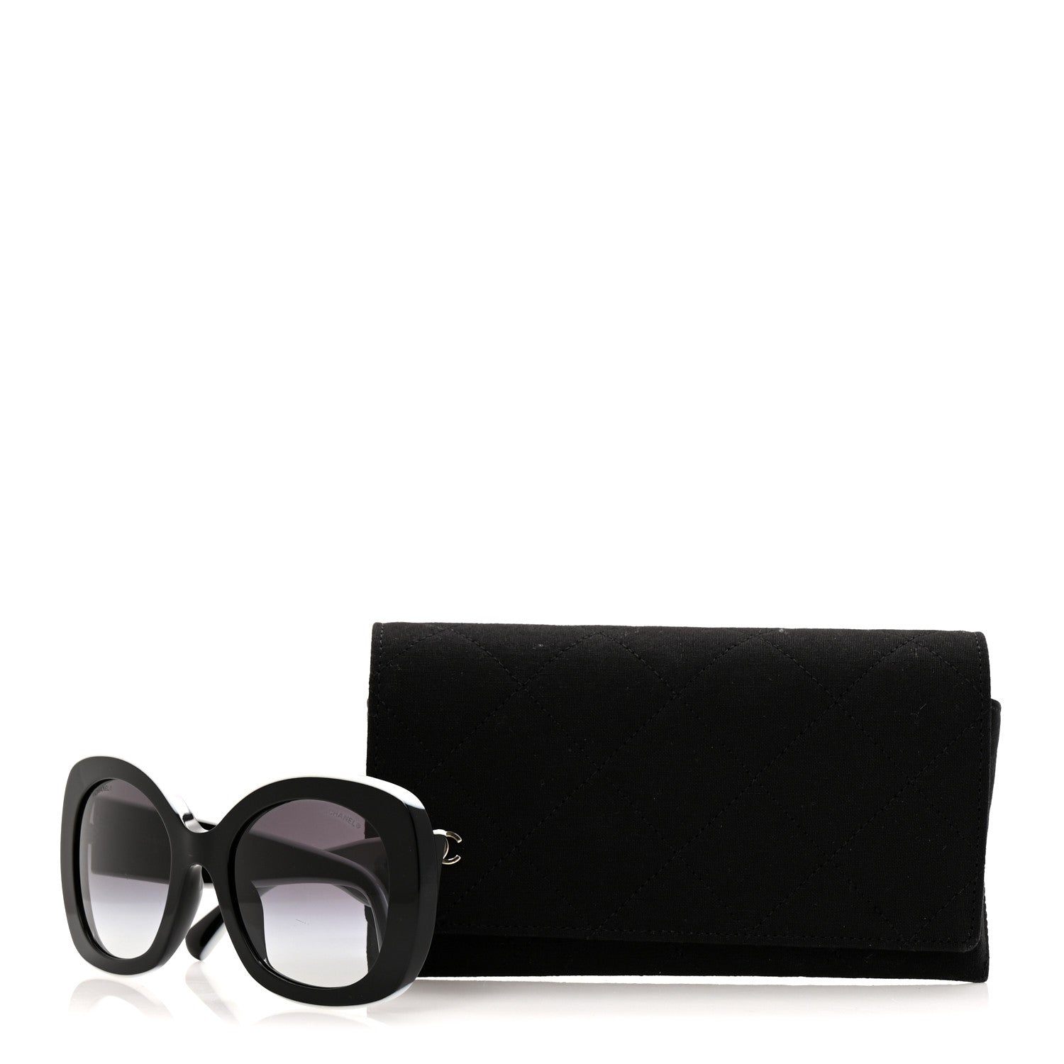 Chanel Acetate Sunglasses 71414A Black 9 of 9