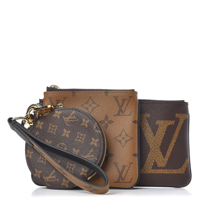 Louis Vuitton Reverse Monogram Giant Trio Pouch 1 of 11