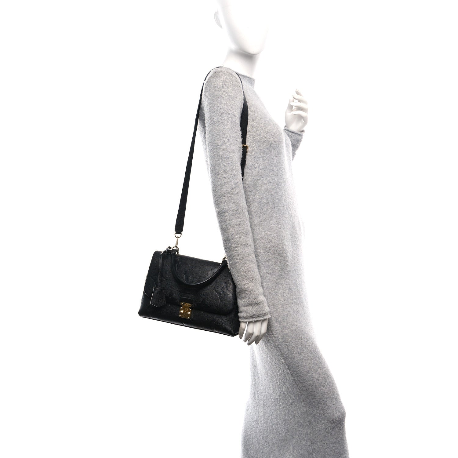 Louis Vuitton Empreinte Monogram Giant Madeleine MM Black 2 of 10