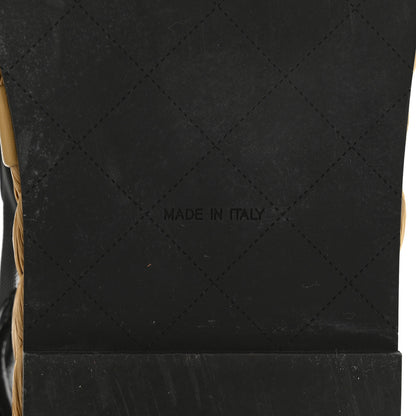 Chanel Mesh Patent Calfskin Velcro Dad Sandals 36.5 Black 7 of 12