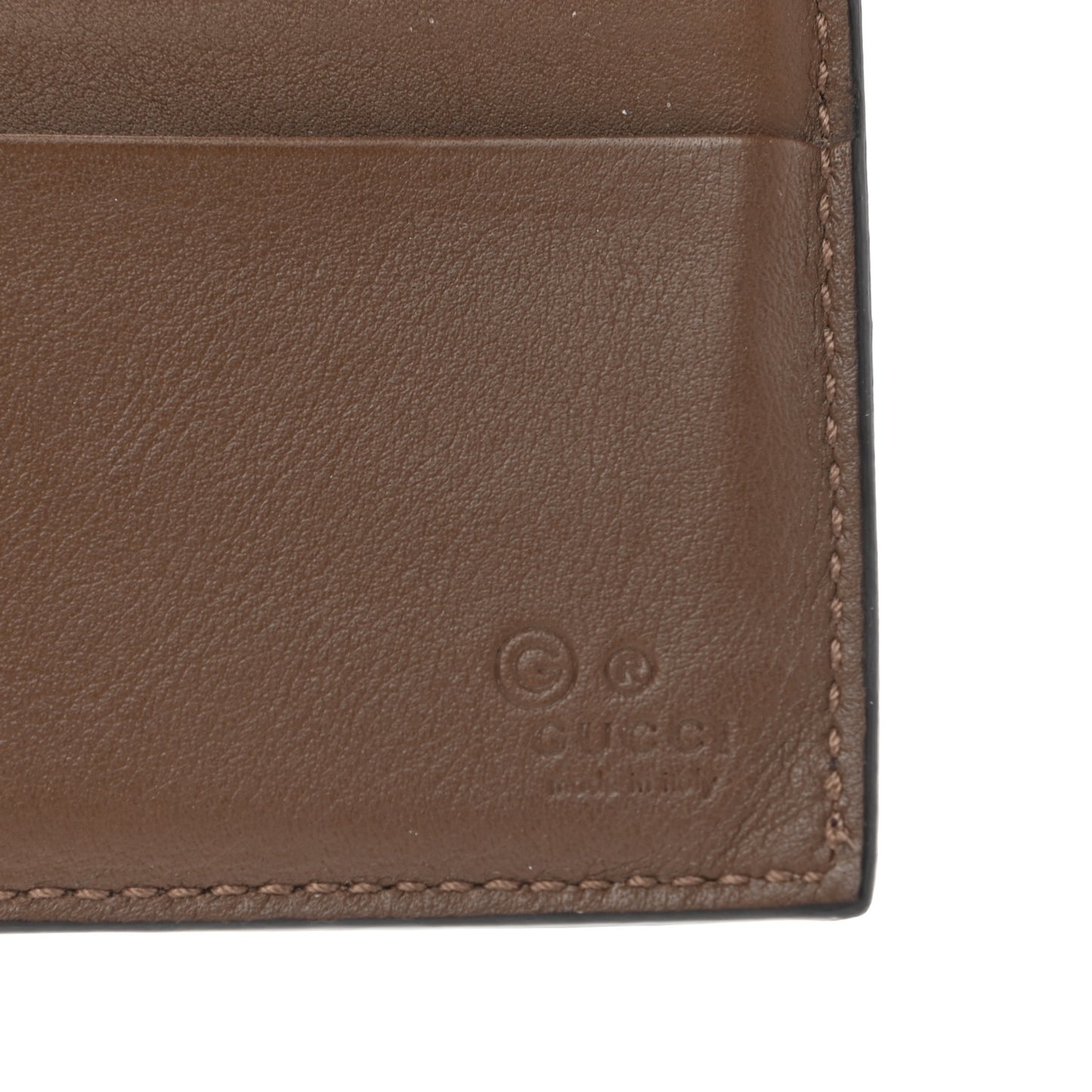 Microguccissima Bi-Fold Wallet Acero