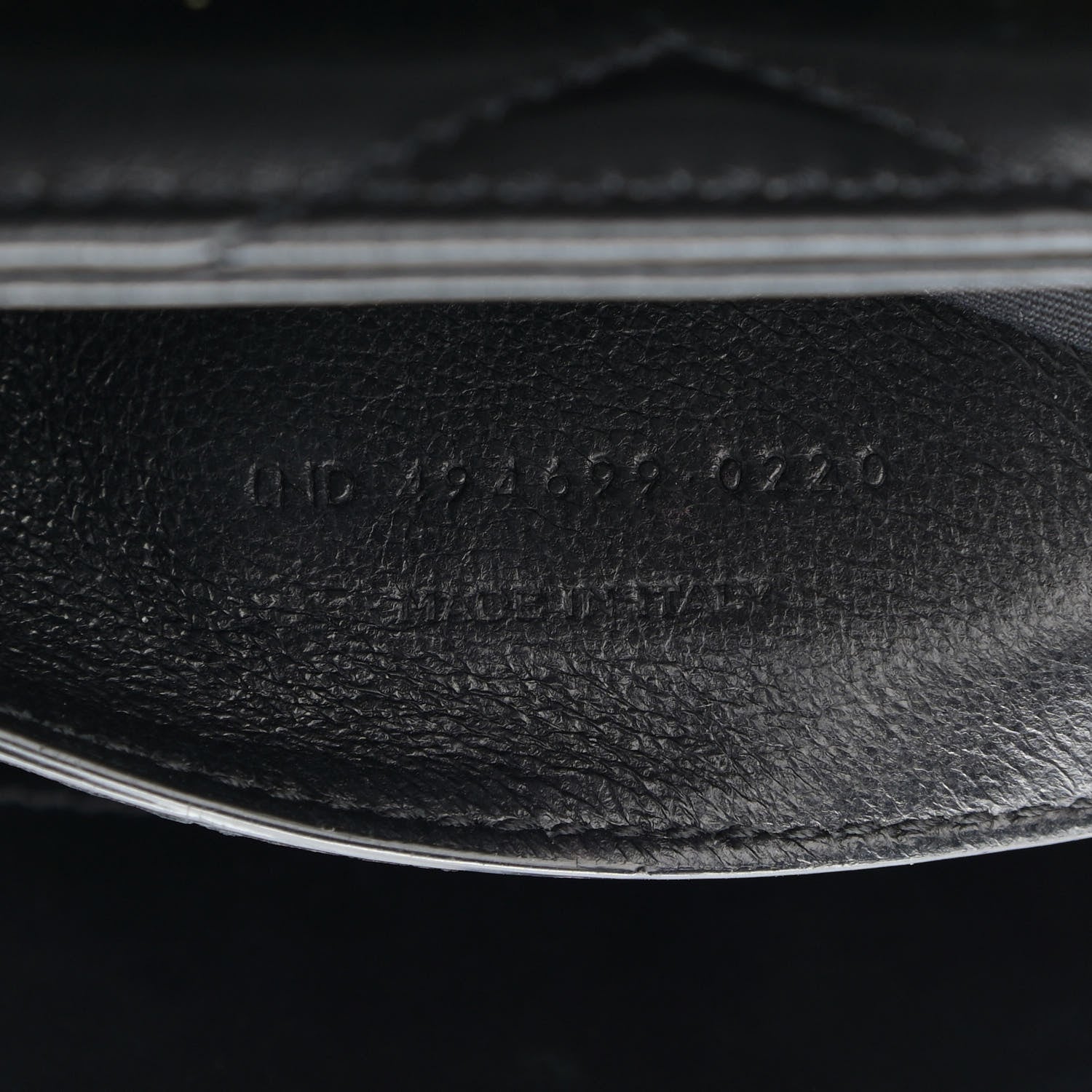 Saint Laurent Calfskin Y Quilted Monogram Small Loulou Chain Satchel Black 7 of 9