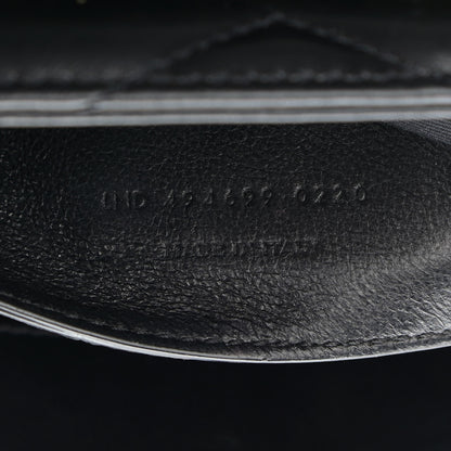Saint Laurent Calfskin Y Quilted Monogram Small Loulou Chain Satchel Black 7 of 9
