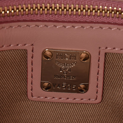 MCM Visetos Medium Crossbody Pouch Soft Pink 8 of 9