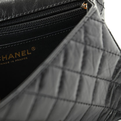 Chanel Aged Calfskin Quilted 2.55 Reissue Mini Flap Black 8 of 10