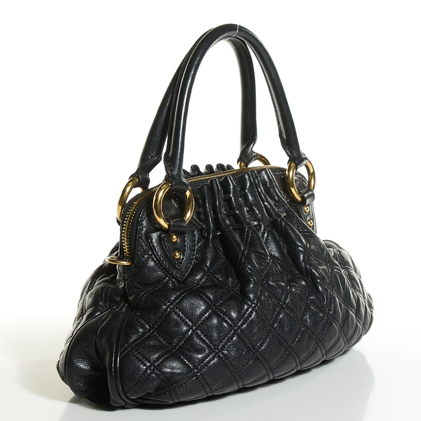 Lambskin Quilted Small Cecilia Black