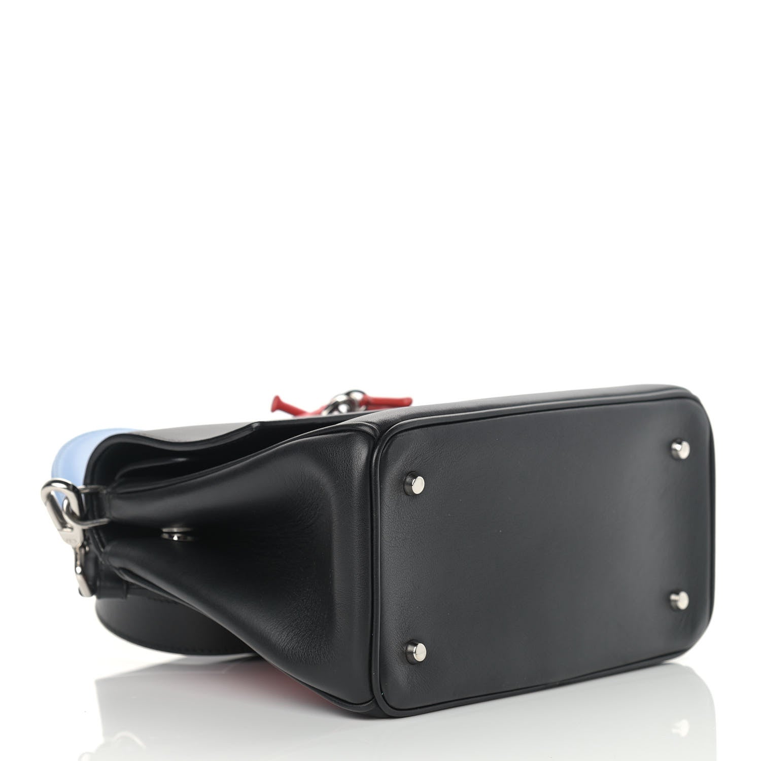 Christian Dior Smooth Calfskin Mini Be Dior Flap Black Blue Red 3 of 11