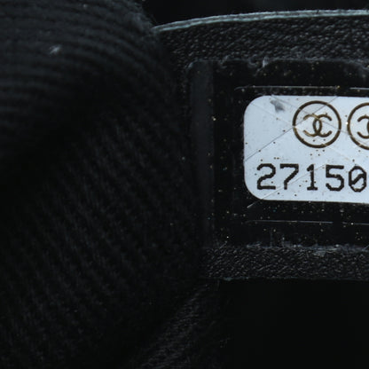 Chanel Grained Calfskin Stitched Flap Black 7 of 9