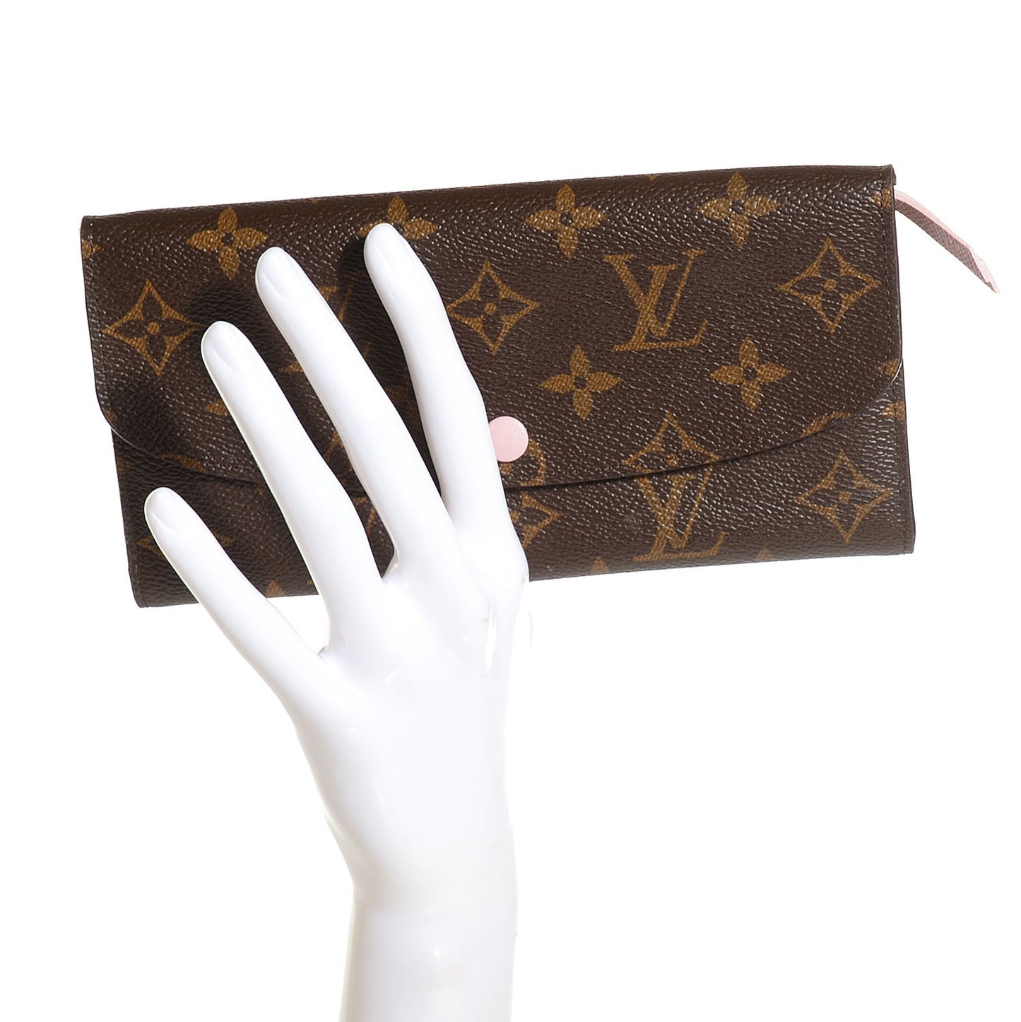Monogram Emilie Wallet Rose Ballerine