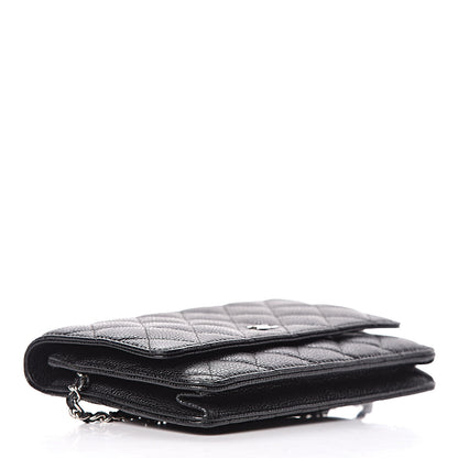 Chanel Caviar Quilted Wallet On Chain WOC Black 4 of 14