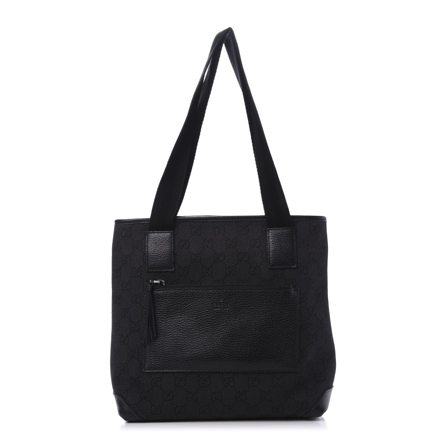Gucci Monogram Tote Bag Black 1 of 13