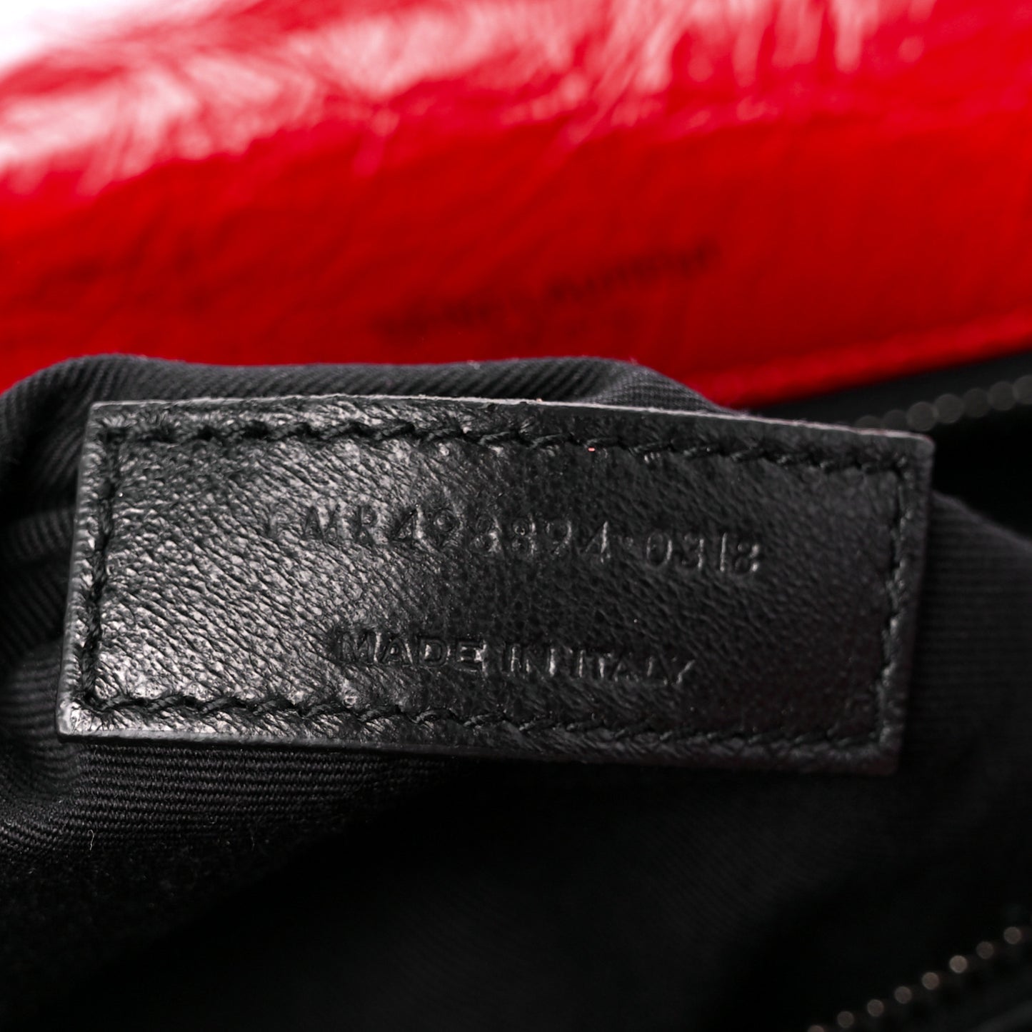 Crinkled Calfskin Matelasse Monogram Medium Niki Chain Satchel Rouge Eros