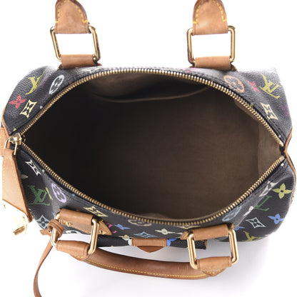 Louis Vuitton Monogram Multicolor Speedy 30 Black 5 of 8