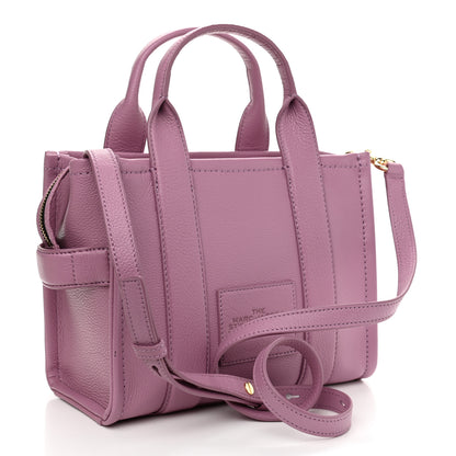 Marc Jacobs Grained Calfskin Small The Tote Bag Orchid Haze 3 of 12