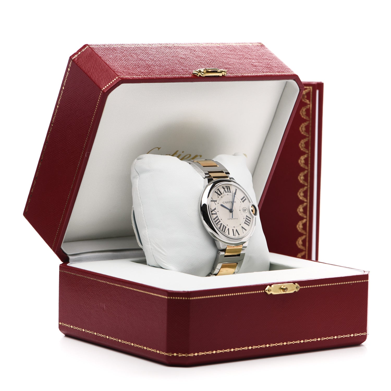 Cartier Stainless Steel 18K Yellow Gold 42mm Ballon Bleu De Cartier Automatic Watch 5 of 5
