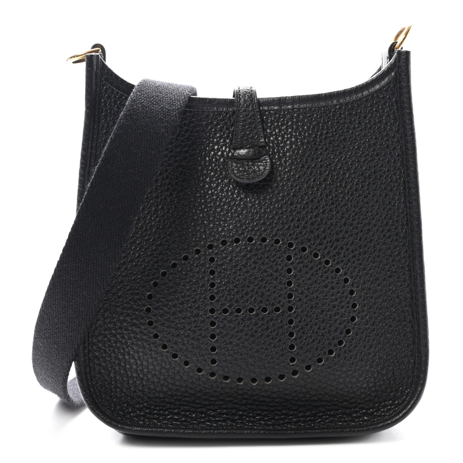 Hermes Taurillon Clemence Evelyne TPM Black 1 of 10