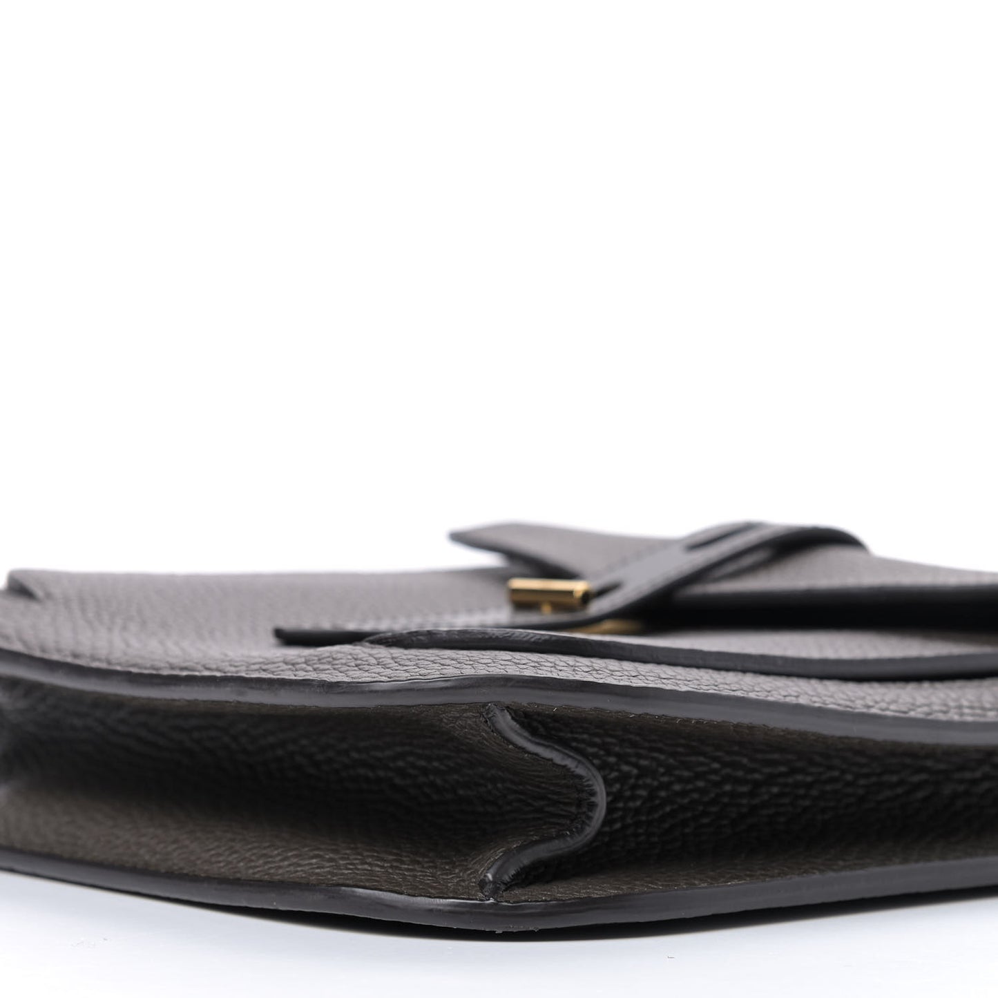 Calfskin T Twist Crossbody Bag Brown