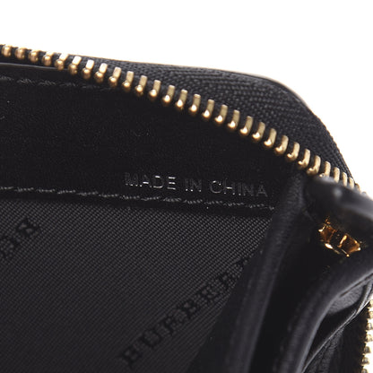 Burberry Patent London Medium Marston Zip Around Wallet Black 8 of 8