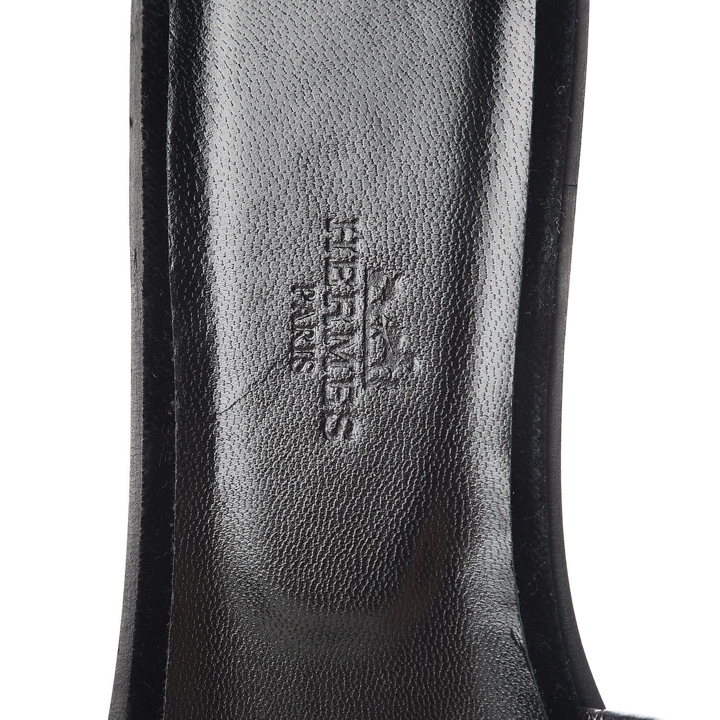 Velvet Nappa Oran Sandals 39 Black Argent Vieilli