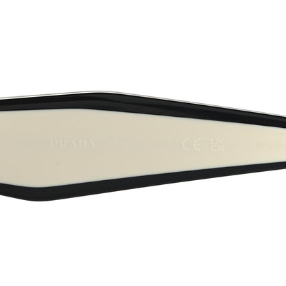 Prada Acetate Square Sunglasses SPR 14W Black White 5 of 7