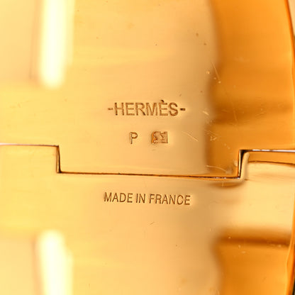 Hermes Enamel Extra Wide Clic Clac H Bracelet GM Dark Brown 4 of 4