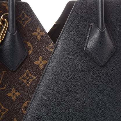 Louis Vuitton Calfskin Monogram Kimono Tote PM Black 10 of 11