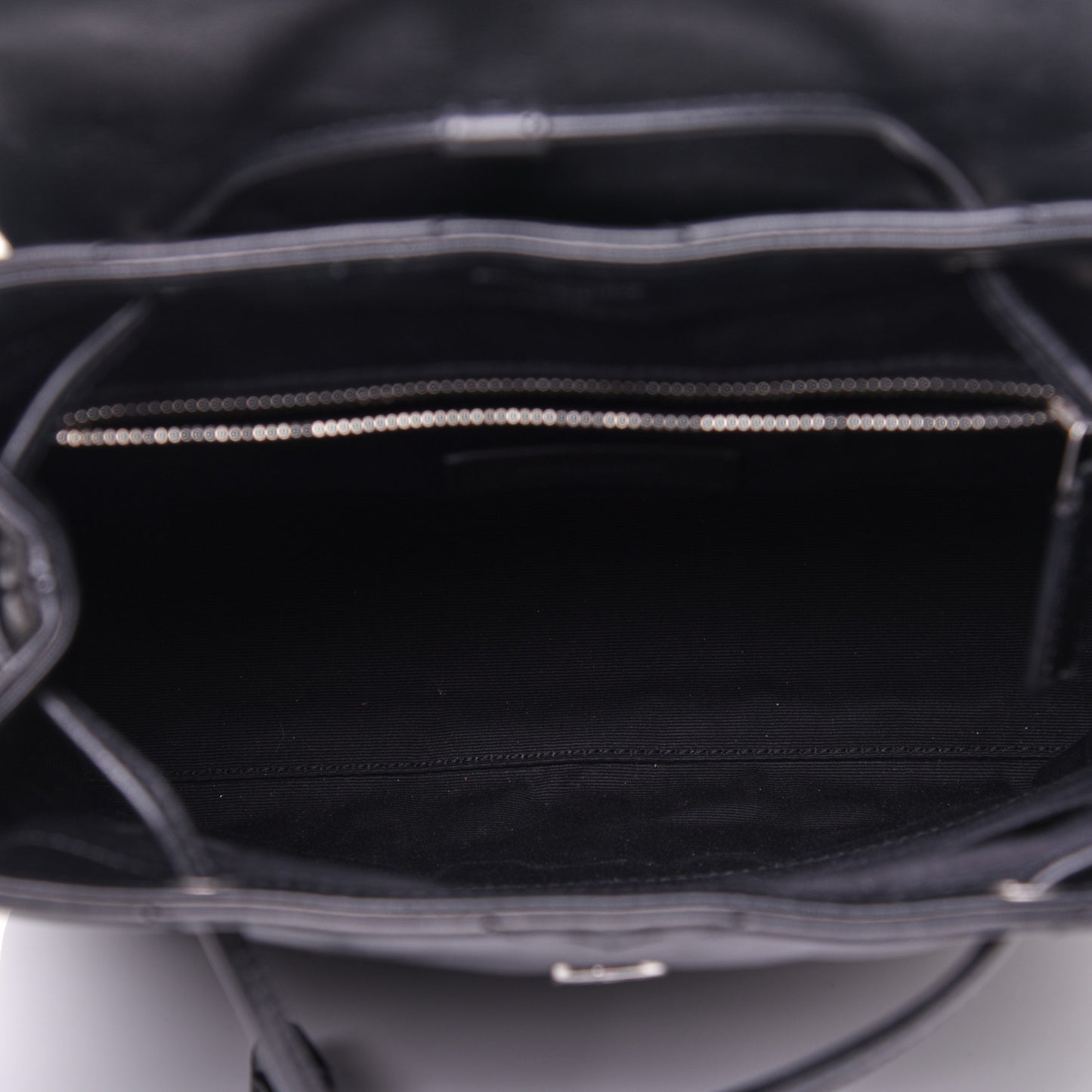 Calfskin Y Quilted Monogram Small Loulou Backpack Black