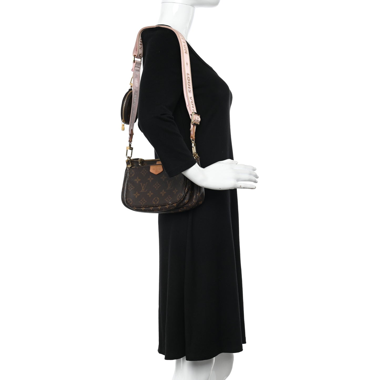 Monogram Multi Pochette Accessories Rose Clair