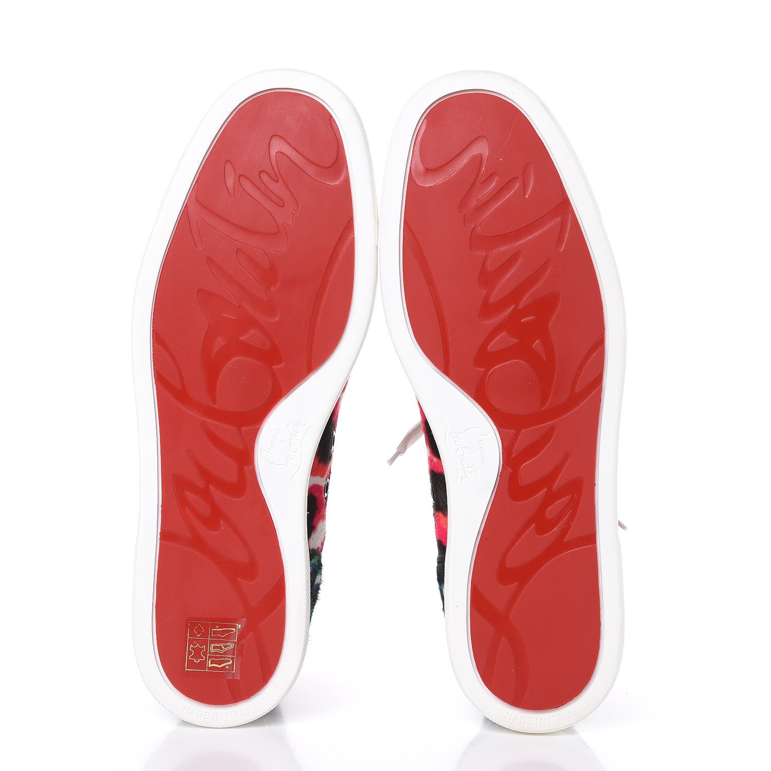 Christian Louboutin Pony Hair Riga Leopard Rantus Womens Orlato Flat Sneakers 40 Riviera 5 of 9
