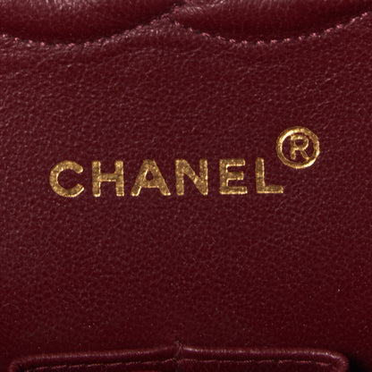 Chanel Lambskin Quilted Medium Double Flap Dark Brown 8 of 9