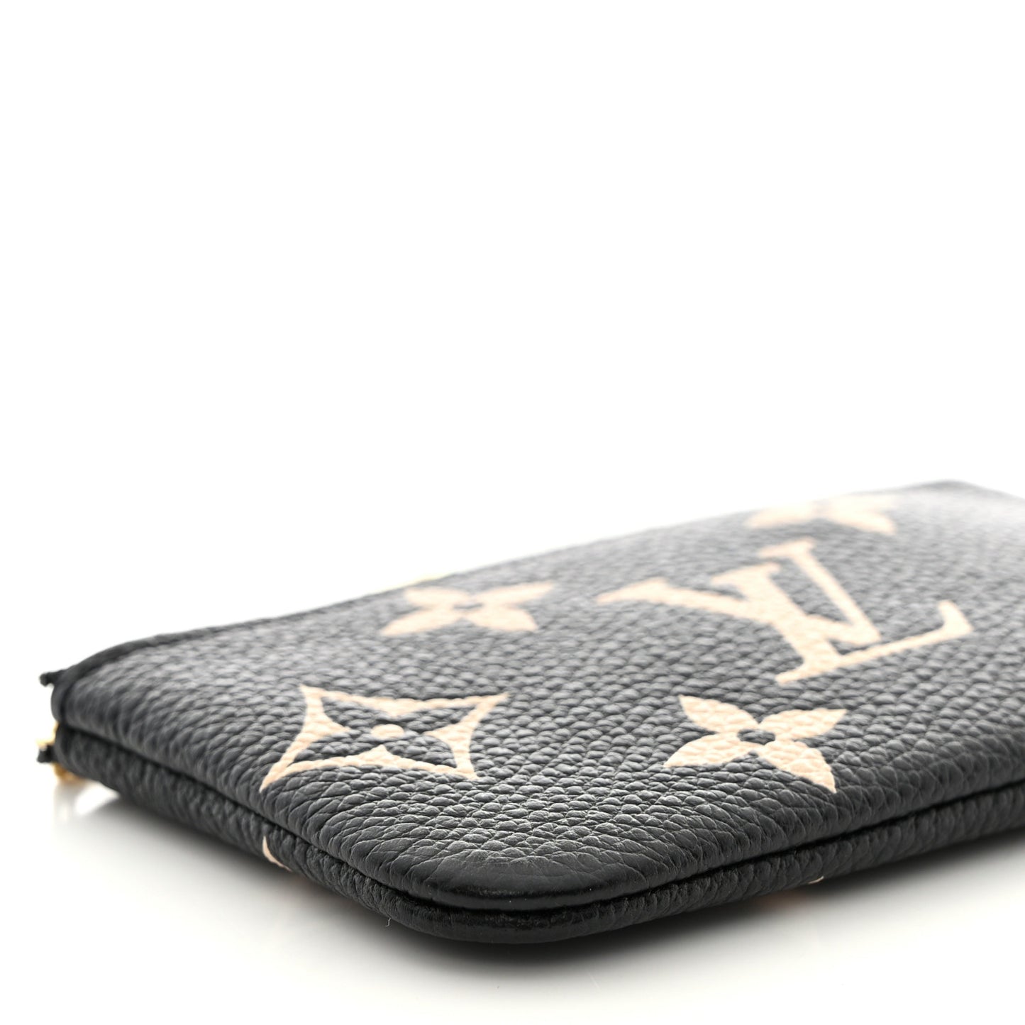 Empreinte Monogram Giant Key Pouch Black Beige
