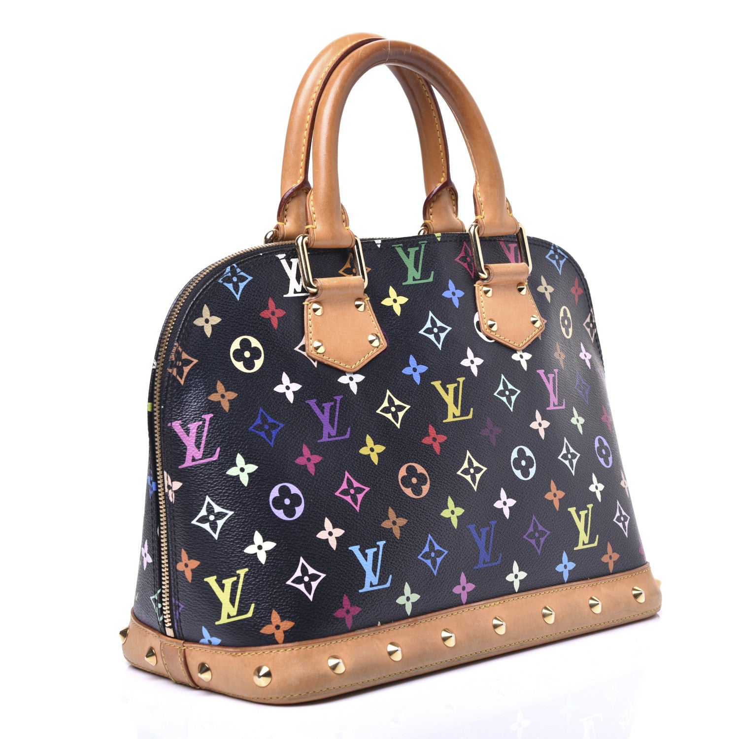 Louis Vuitton Monogram Multicolor Alma Black 3 of 11