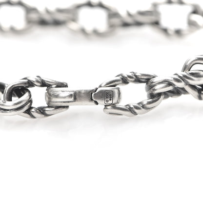 David Yurman Sterling Silver 8mm Twist Link Chain Bracelet 5 of 5