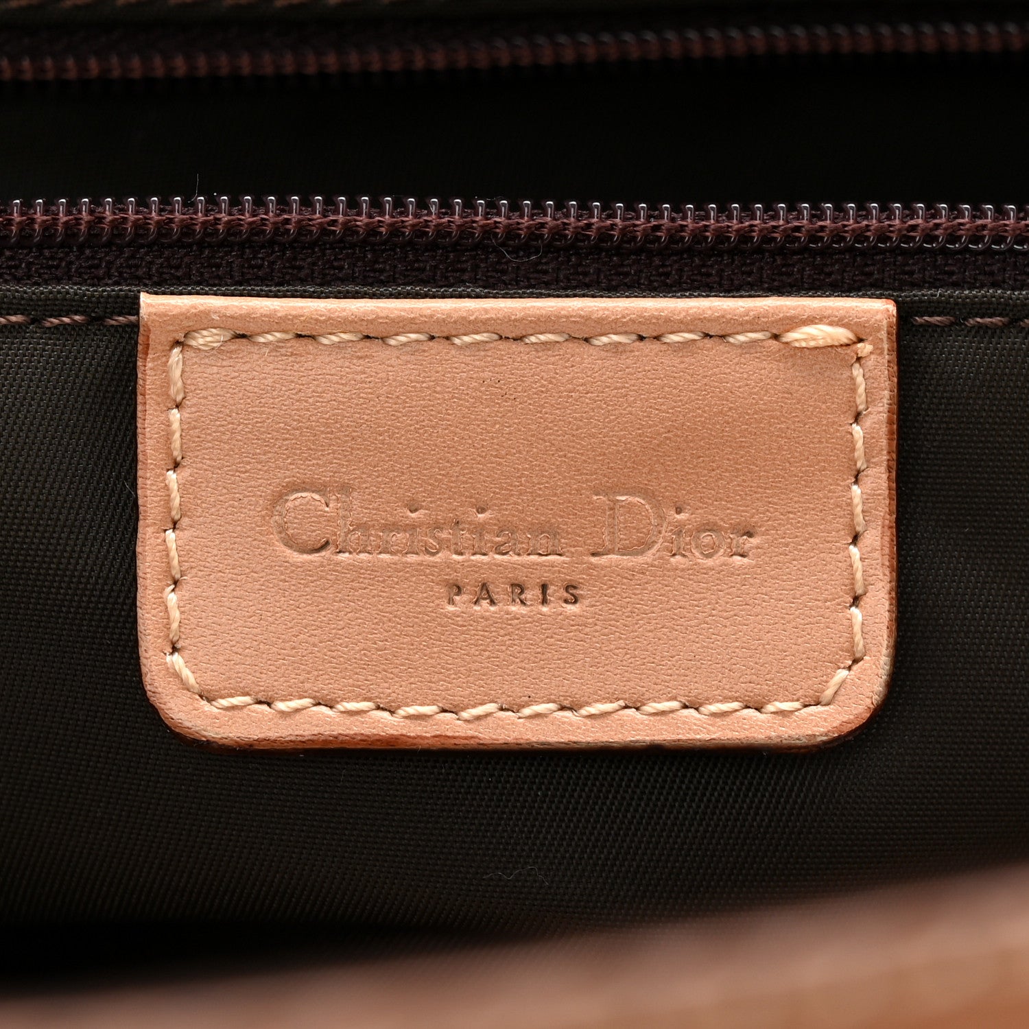 Christian Dior Monogram Double Saddle Bag Marron Clair 6 of 10
