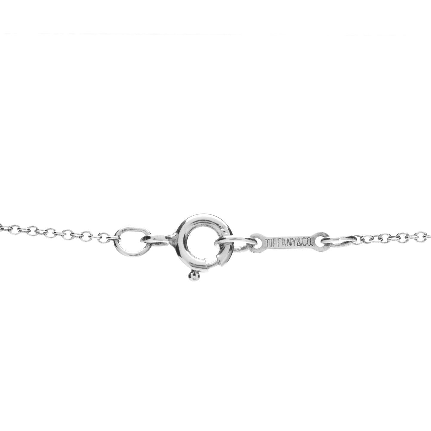 Sterling Silver 11mm Elsa Peretti Full Heart Pendant Necklace